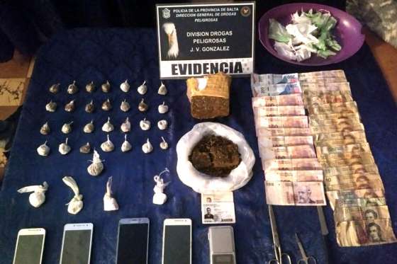 Intenso trabajo contra el narcotráfico durante el fin de semana